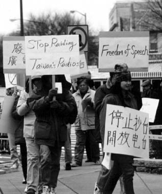 Protesting for Press Freedom