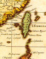 Old map of Taiwan