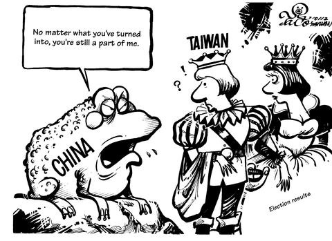 China's election frog