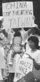 Stop threatening Taiwan