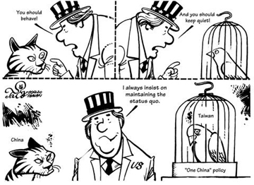 Taiwan bird in a cage